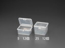 【メーカー在庫あり】 エスコ ESCO 120x90x120mm 小物ケース(12個) 000012255411 HD(4)