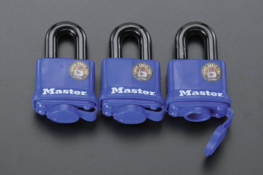 【メーカー在庫あり】 エスコ ESCO 40mm パドロック 3個組/同一キー 000012043964 HD店