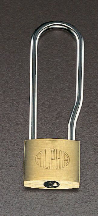 【メーカー在庫あり】 エスコ ESCO 50mm シリンダー南京錠 120mm吊長/同一キー 000012202995 HD店