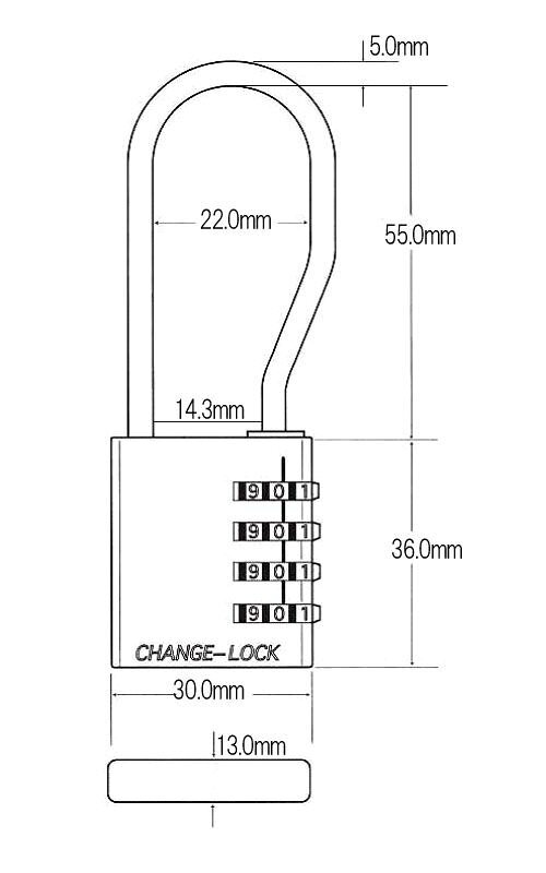【メーカー在庫あり】 エスコ ESCO 30mm チェンジロック 3段 000012055907 HD店