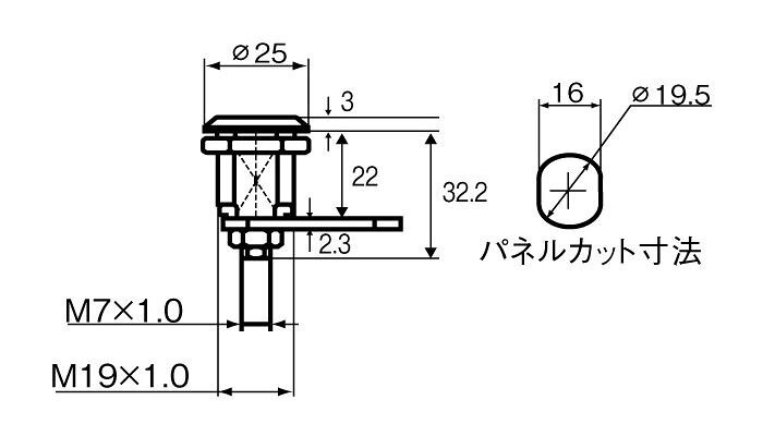 【メーカー在庫あり】 エスコ ESCO φ25x14.5mm サイドバーロック 亜鉛ダイカスト 0...