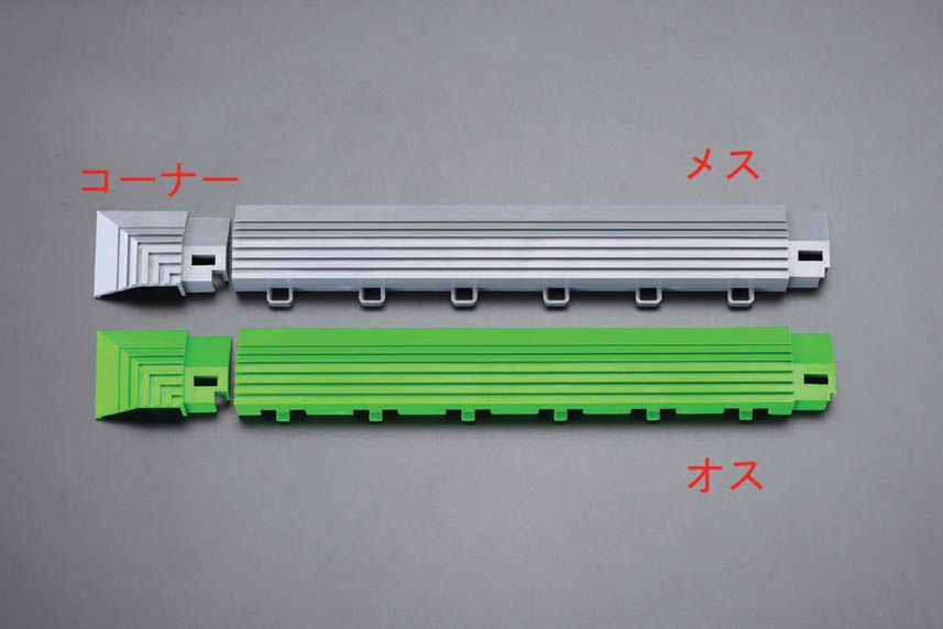 【メーカー在庫あり】 エスコ ESCO 50x300x20mm 中フチ メス/グリーン 000012067436 HD