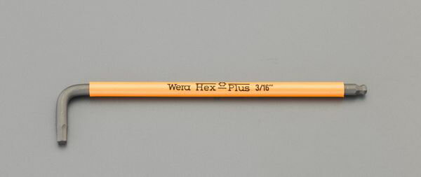 【メーカー在庫あり】 エスコ ESCO 1/ 4"x185mm [Ball Hex-Plus]キーレンチ EA573WF-27A HD店