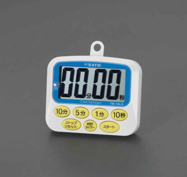 【メーカー在庫あり】 エスコ ESCO 85x69x14mm タイマー(デジタル) EA798C-80A HD店