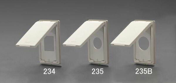 【メーカー在庫あり】 エスコ ESCO 防滴型プレート (丸型) EA940CE-235 HD店