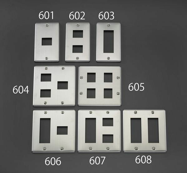 材質：ステンレスサイズ：70×120×6.5(T)mm列：1口数：1口部(穴)サイズ：28.5×23.2mmプラマイ両用ねじ採用EA940CE-601楽天 HD店　