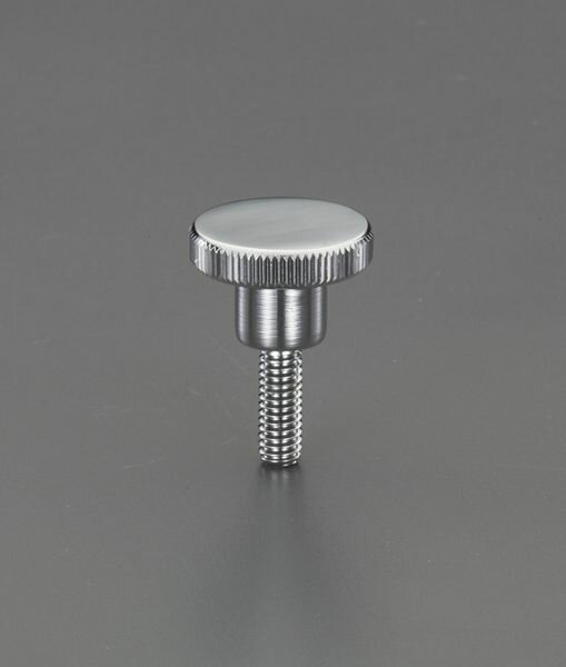【メーカー在庫あり】 エスコ ESCO M4x16mm/φ16mm ローレットノブ(雄ねじ/スチール製) EA948BB-3A HD店