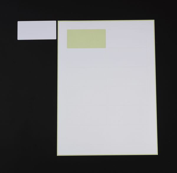 【メーカー在庫あり】 エスコ ESCO [A4判 1面]プリンターラベル(粗面対応/10枚) EA759XD-41 HD店