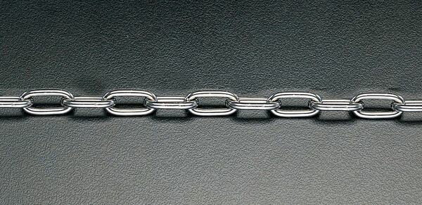 【メーカー在庫あり】 エスコ ESCO 2.5mmx 2m リンクチェーン(ステンレス製) EA980...
