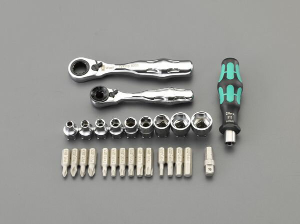 【メーカー在庫あり】 EA562WD エスコ ESCO [+ Pozi Hex Torx Socket] セット(ラチェット・H付)