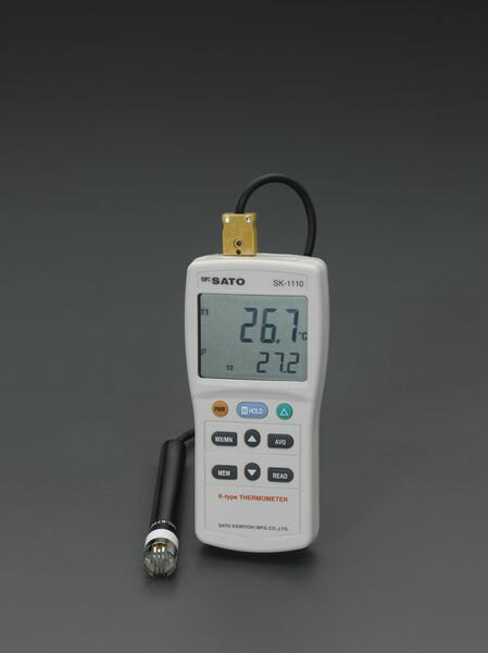【メーカー在庫あり】 EA701SG-1 エスコ ESCO -73.3 /+1371℃ デジタル温度計