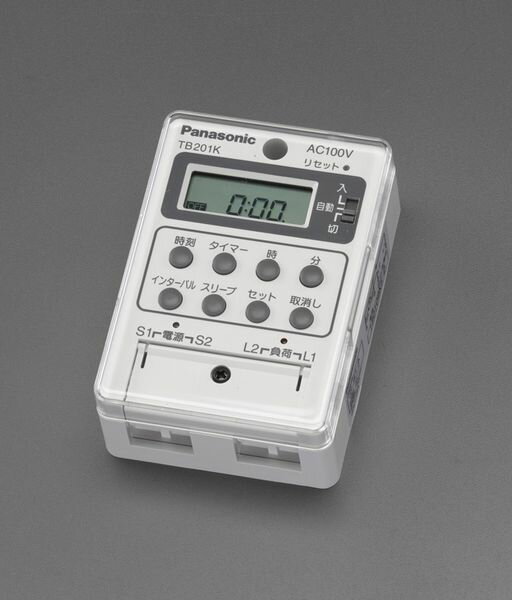 【メーカー在庫あり】 EA763A-27 エスコ ESCO AC100V タイムスイッチ (24時間)