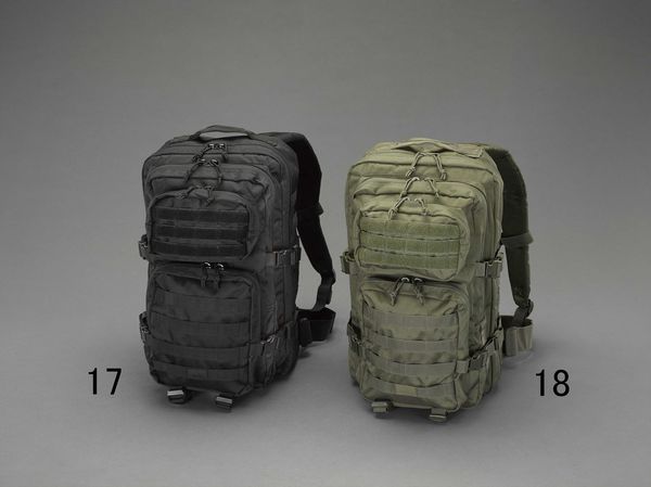 サイズ:279×356×508(H)mmカラー:ODグリーン肩部にDリング付肩と背中部分はパッドが入っており、メッシュで通気性がよく快適です。EA927CE-18楽天 HD店　