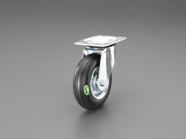 耐熱温度:-25〜80℃材質:金具:スチール、車輪:軟質ゴム車輪径×幅:160×40mm全高:195mm耐荷重(kg):70ローラーベアリング自在車輪、ストッパー無しEA986GA-12楽天 HD店　
