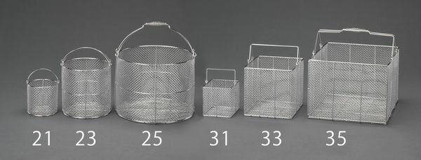 【メーカー在庫あり】 EA992CV-33 エスコ ESCO 250x250x250mm 洗浄かご(角型/ステンレス製)