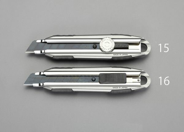【メーカー在庫あり】 エスコ ESCO 163mm カッターナイフ(ネジロック式) EA589CY-15 HD店