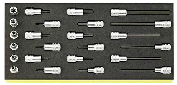 樂天商城 - 【メーカー在庫あり】 エスコ ESCO 3/8インチsq INHEX ビットソケットセット EA612TA-18 HD店