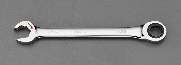 【メーカー在庫あり】 エスコ ESCO 15/16インチ コンビネーションギアレンチ EA684RA-111A HD店