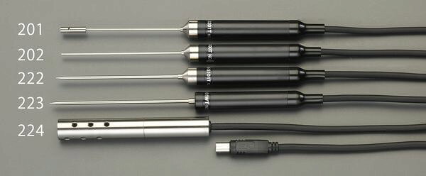 コード長：1.1m用途：防水型低温測定範囲：−30.0〜199.9℃センサーサイズ：φ3.0×120mmEA701SA-223楽天 HD店