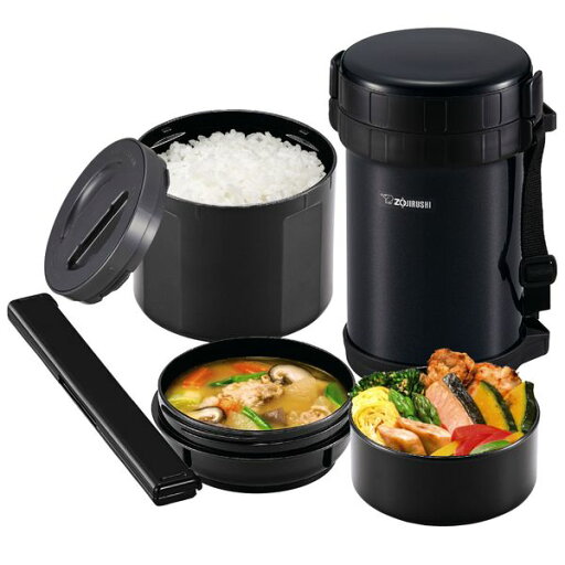 【メーカー在庫あり】 エスコ ESCO 790+400+280ml ランチジャー(黒/ステンレス製) EA763AV-2E HD店 【メーカー在庫あり】 エスコ ESCO 790+400+280ml ランチジャー(黒/ステンレス製) EA763AV-2E HD店