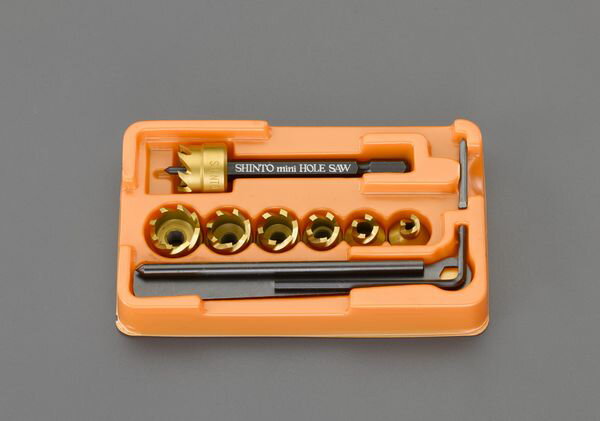 【メーカー在庫あり】 エスコ ESCO 6-16mm ホールソーセット(六角軸) EA824HG HD店