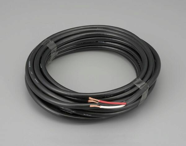 定格容量：18A 600V(1.25m×3心)長さ：50m日本製3心(白・黒・赤)鉱山、工業、農業、その他600V以下の移動用電気機器、または配線用に使用され、特に耐油性、耐候性、耐燃性を要するところに使用されますEA940AY-15楽天 HD店　