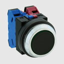 【メーカー在庫あり】 エスコ ESCO 1a/30mm 押しボタンスイッチ(平型/黒) EA940D-1BA HD店