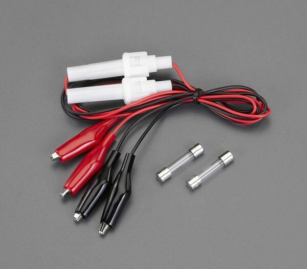 【メーカー在庫あり】 エスコ ESCO テストリード(両端クリップ/ヒューズホルダー付) EA940DT-24 HD店