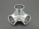 【メーカー在庫あり】 エスコ ESCO 48.6mm 単管用パイプジョイント(コーナーY継ぎ) EA948TT-2 HD店