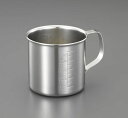 【メーカー在庫あり】 エスコ ESCO 50ml 計量カップ(ステンレス製) EA991KS-12 HD店