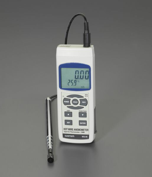 【メーカー在庫あり】 デジタル風速・風温計 000012287531 HD店