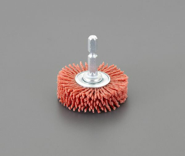 軸径：1/4”（6.35mm）材質：アブラッシブナイロン最大回転数：4500rpmブラシサイズ：外径：40mm 線径：1.4mm 幅：10mm粒度：＃80砥粒付000012292029楽天 HD店　