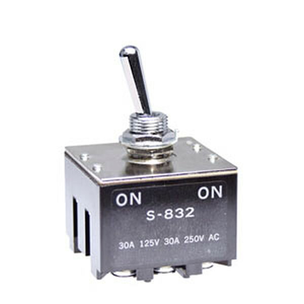 【メーカー在庫あり】 125V/30A(12mm) 3極双投トグルスイ 000012297987 HD店