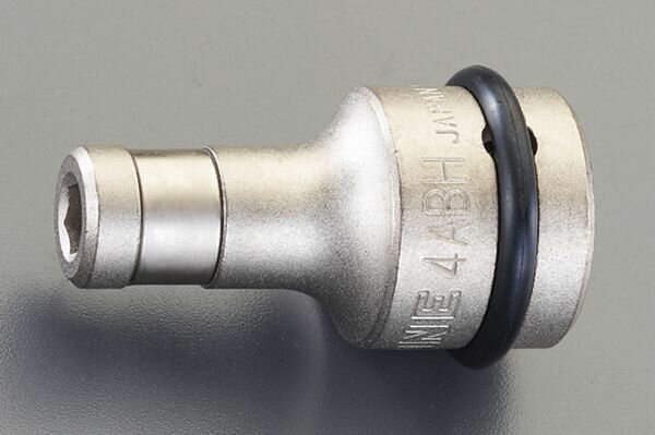 六角対辺：1/4”全長(mm)：48差込角：1/2”インパクト対応ビット用ホルダー(溝深さ：13mm)無電解メッキ仕上入数：1個EA164MF-62楽天 HD店　