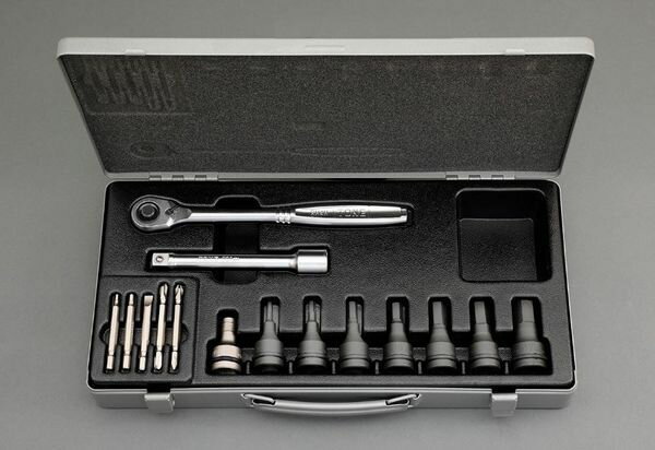 【メーカー在庫あり】 1/2"DR/3-17mm[HEX]インパクトビットソケ EA164MH-1 HD店