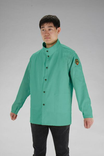 【メーカー在庫あり】 [L] 難燃ジャケット(グリーン) EA370AG-12 HD店