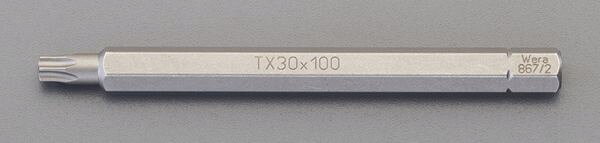 サイズ：T20全長(mm)：100六角シャンク：5/16”入数：1個EA611AG-220楽天 HD店