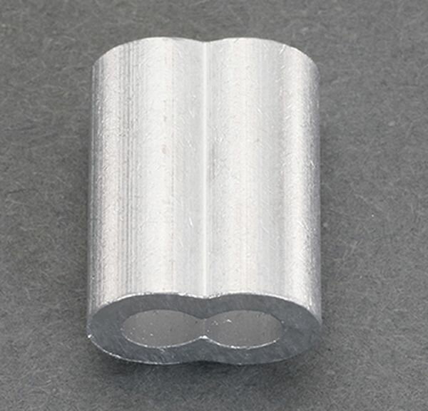 【メーカー在庫あり】 2.5mm ワイヤーロープスリーブ(アルミ/10個) EA628SD-12 HD店