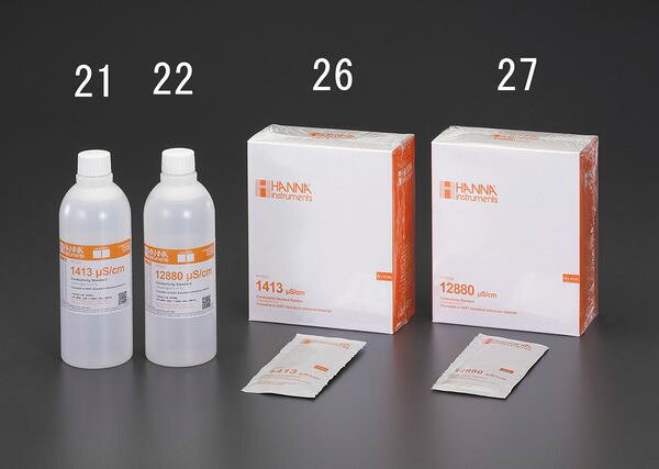 【メーカー在庫あり】 20ml [12880μs/cm] 伝導率標準 EA776AZ-27 HD店