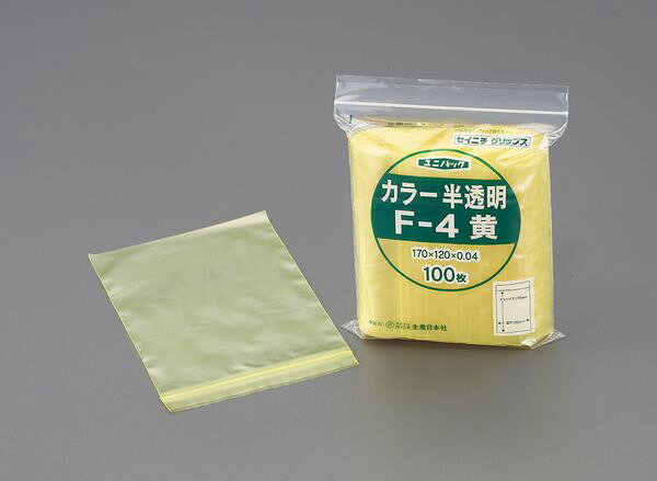 チャック下サイズ(mm)：70×50厚み(mm)：0.04材質：ポリエチレン識別しやすいカラー半透明タイプ入数：300枚EA944C-701楽天 HD店　