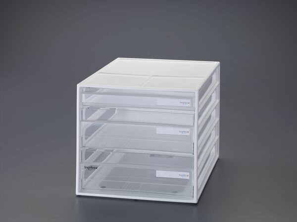 【メーカー在庫あり】 250x340x230mm/3段 レターケース(ホワイト) EA954JA-1 HD店