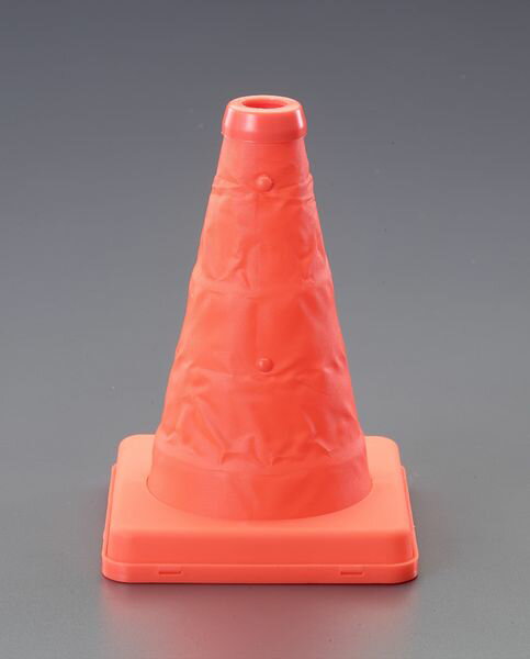 【メーカー在庫あり】 130x130x200mm カラーコーン(伸縮式・ EA983FT-201 HD店