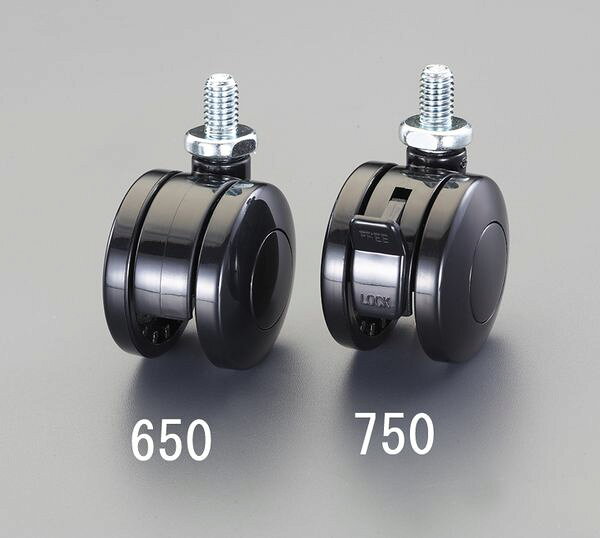 仕様：自在ストッパー付車輪径×幅(mm)：60×46耐荷重(kg)：80取付高（H）：69mm入数：1個EA986TA-760楽天 HD店　