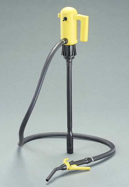吐出量：19L/min電源：AC100V、DC16V適用：軽油、尿素水(アドブルー)、水、灯油、不凍液、洗浄液、水石鹸、殺虫剤、水肥料ホース長：2m連続使用時間：15分ホースのねじれを防止する360°回転式連結構造耐油性・耐寒性・柔軟性に優れたゴムホースノズルホルダー付入数：1台EA990KT-24楽天 HD店　