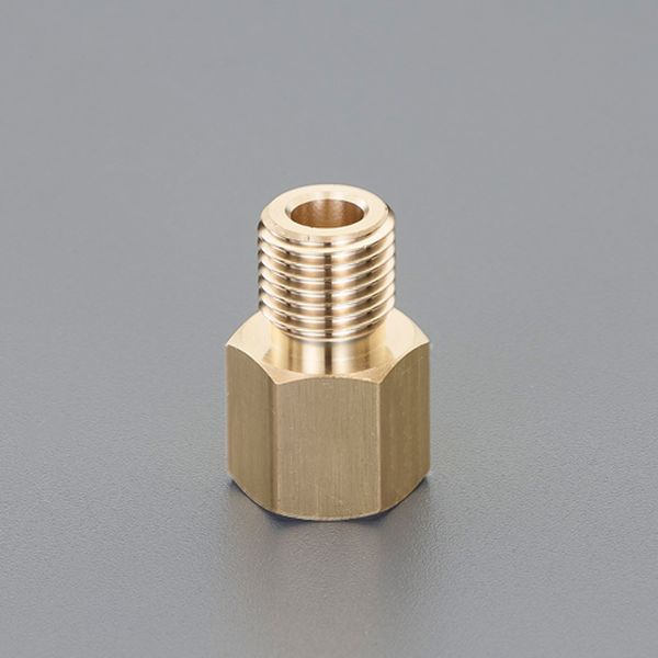 外ねじ：PF3/8”(G)内ねじ：PT3/8”(RC)材質：黄銅（カドミレス材）使用圧力：6.90MPa使用温度：-50〜150℃RoHS指令相当品(カドミウム含有75ppm以下)※ガスケットは付属していません。入数：1個EA141AY-262楽天 HD店　