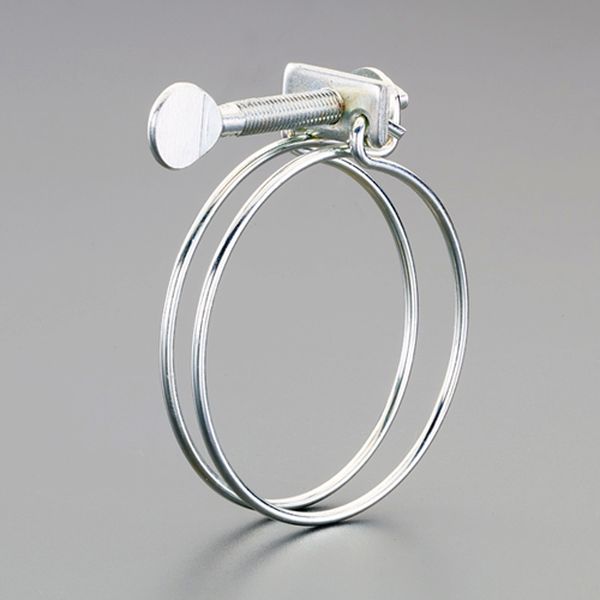 【メーカー在庫あり】 エスコ ESCO 25- 32mm 手締めホースクランプ(ダブルワイヤー/2個) EA463AP-32 HD店