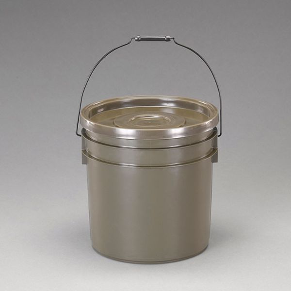 【メーカー在庫あり】 エスコ ESCO φ329x332mm/19.6L 密閉容器(ポリエチレン製/OD) EA508AB-21 HD店