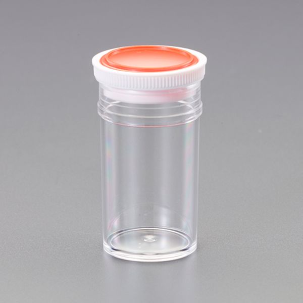 【メーカー在庫あり】 エスコ ESCO φ28.0x63.5mm/ 25ml ポリ容器(押込フタ式) EA508AF-13 HD店