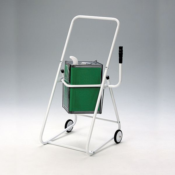 サイズ：530(W)×460(D)×940(H)mm組立方法：移動組立式適用缶：一斗缶18L用1段式給油はハンドルを傾けるだけキャスター付缶のセットはワンタッチで簡単です。ポリ蛇口付なので油などのこぼれ・たれもなく確実に容器に給油できます。入数：1台EA520W-46楽天 HD店　