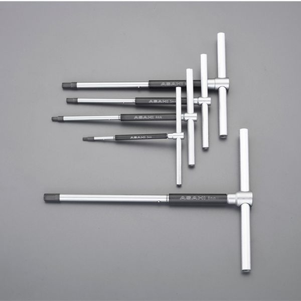 【メーカー在庫あり】 エスコ ESCO 3.0-8.0mm/5本組[Hexagon]T型レンチ(セパレート型) EA573BJ HD店